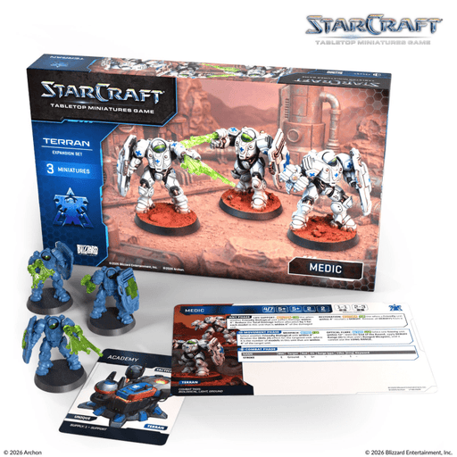 [PREORDER Q2] StarCraft: Tabletop Miniatures Game - Terran Medics StarCraft: Tabletop Miniatures Game Archon Studio