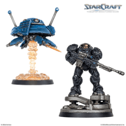 [PREORDER Q2] StarCraft: Tabletop Miniatures Game - Terran Jim Raynor & Point Defense Drone StarCraft: Tabletop Miniatures Game Archon Studio