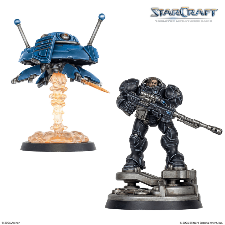 [PREORDER Q2] StarCraft: Tabletop Miniatures Game - Terran Jim Raynor & Point Defense Drone StarCraft: Tabletop Miniatures Game Archon Studio