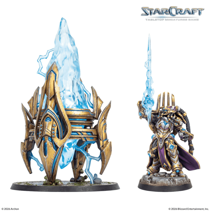 [PREORDER Q2] StarCraft: Tabletop Miniatures Game - Protoss Artanis & Pylon StarCraft: Tabletop Miniatures Game Archon Studio