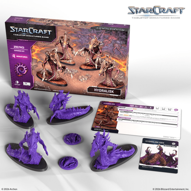 [PREORDER Q2] StarCraft: Tabletop Miniatures Game - Zerg Hydralisks StarCraft: Tabletop Miniatures Game Archon Studio