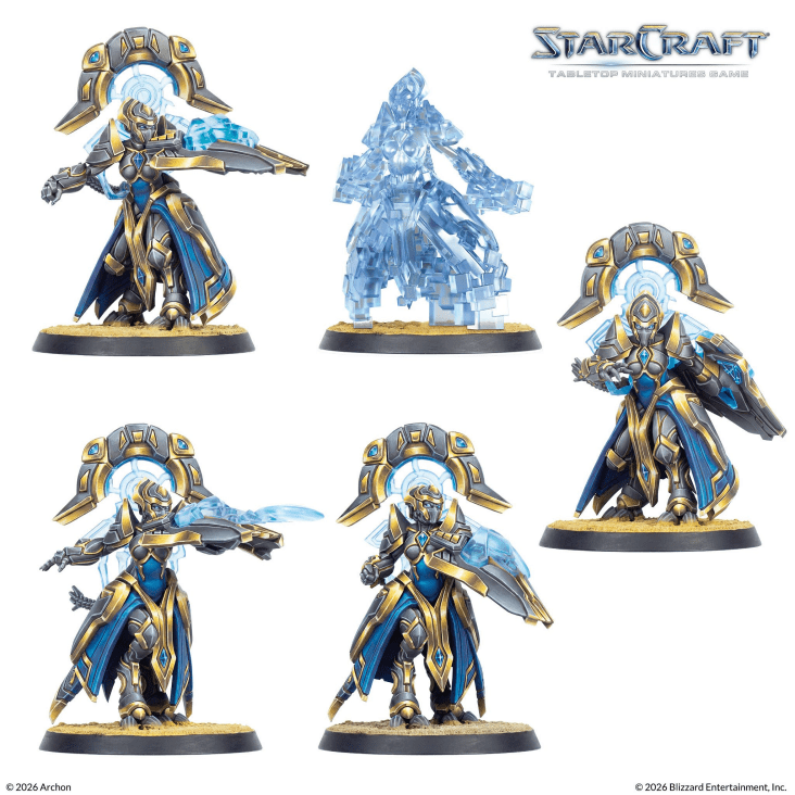 [PREORDER Q2] StarCraft: Tabletop Miniatures Game - Protoss Adepts StarCraft: Tabletop Miniatures Game Archon Studio