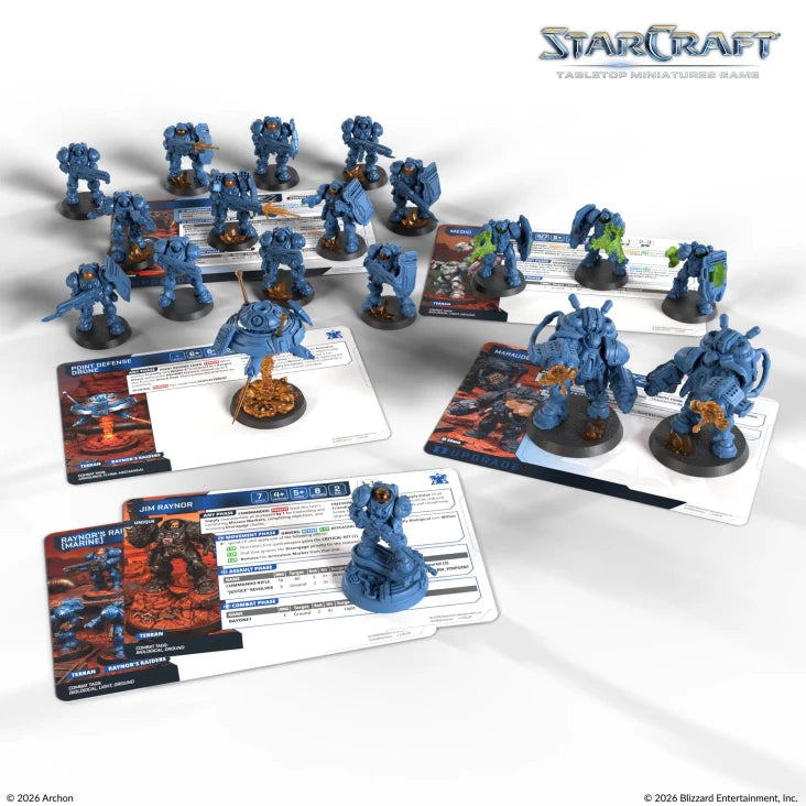 [PREORDER Q2] StarCraft: Tabletop Miniatures Game - Two Player Starter Set Founders Edition StarCraft: Tabletop Miniatures Game Archon Studio