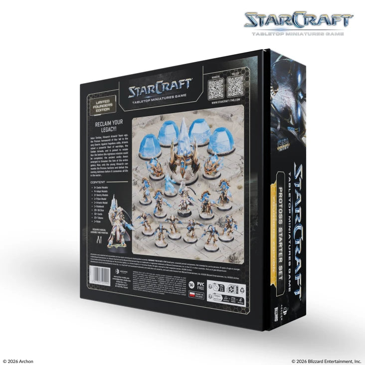 [PREORDER Q2] StarCraft: Tabletop Miniatures Game - Protoss Starter Set Founders Edition StarCraft: Tabletop Miniatures Game Archon Studio