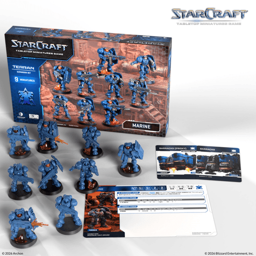 [PREORDER Q2] StarCraft: Tabletop Miniatures Game - Terran Marines StarCraft: Tabletop Miniatures Game Archon Studio