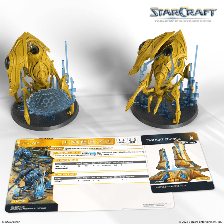 [PREORDER Q2] StarCraft: Tabletop Miniatures Game - Protoss Stalkers StarCraft: Tabletop Miniatures Game Archon Studio