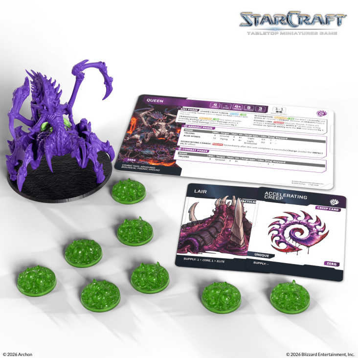 [PREORDER Q2] StarCraft: Tabletop Miniatures Game - Zerg Queen StarCraft: Tabletop Miniatures Game Archon Studio