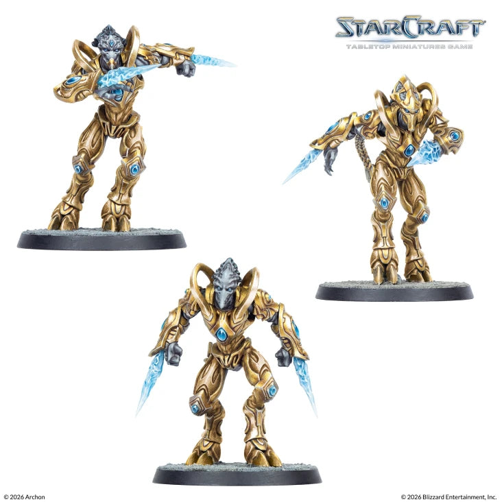 [PREORDER Q2] StarCraft: Tabletop Miniatures Game - Protoss Zealots StarCraft: Tabletop Miniatures Game Archon Studio