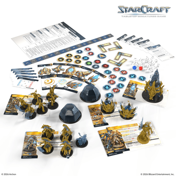 [PREORDER Q2] StarCraft: Tabletop Miniatures Game - Protoss Starter Set Founders Edition StarCraft: Tabletop Miniatures Game Archon Studio