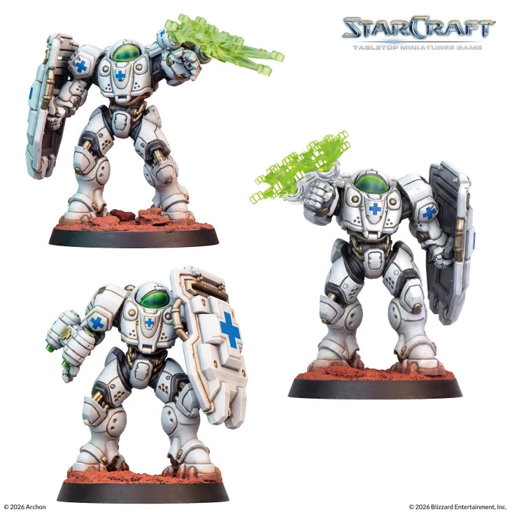 [PREORDER Q2] StarCraft: Tabletop Miniatures Game - Terran Medics StarCraft: Tabletop Miniatures Game Archon Studio