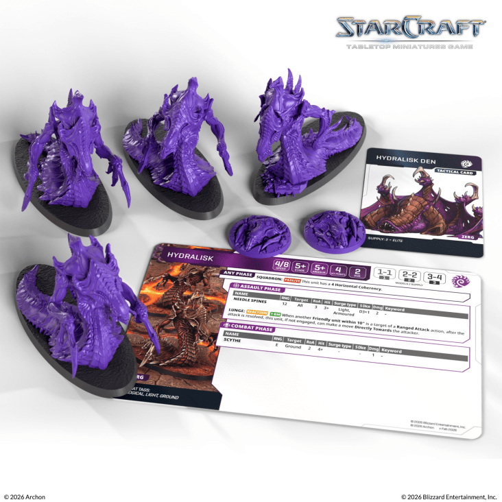 [PREORDER Q2] StarCraft: Tabletop Miniatures Game - Zerg Hydralisks StarCraft: Tabletop Miniatures Game Archon Studio