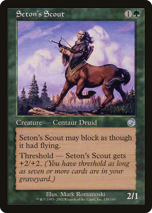Seton's Scout (TOR-138) [Torment] MTG Single Wizards of the Coast