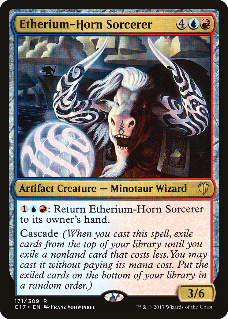 Etherium-Horn Sorcerer (C17-171) [Commander 2017] MTG Single Wizards of the Coast