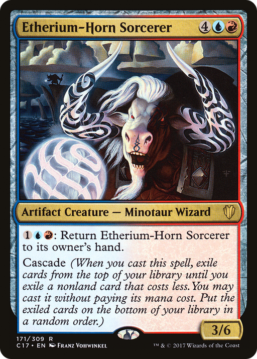 Etherium-Horn Sorcerer (C17-171) [Commander 2017] MTG Single Wizards of the Coast