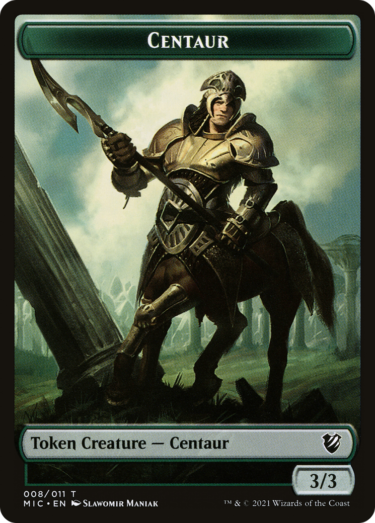 Centaur (TMIC-008) [Tokens] Midnight Hunt Commander Tokens MTG Single Wizards of the Coast