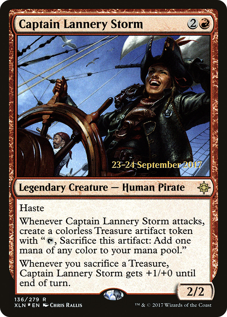 Captain Lannery Storm (PRE-136) [Ixalan Promos] Foil MTG Single Wizards of the Coast