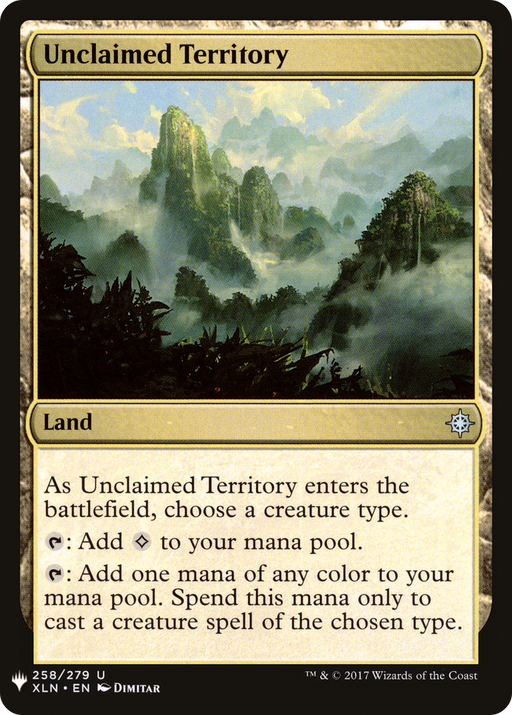 Unclaimed Territory (LIST-XLN-258) [Mystery Booster] The List MTG Single Wizards of the Coast