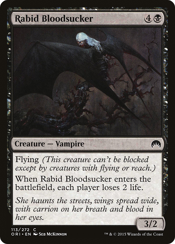 Rabid Bloodsucker (ORI-113) [Magic Origins] Foil MTG Single Wizards of the Coast
