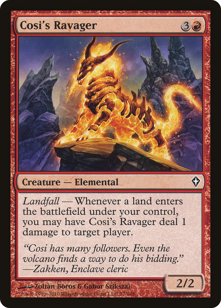 Cosi's Ravager (WWK-077) [Worldwake] Foil MTG Single Wizards of the Coast