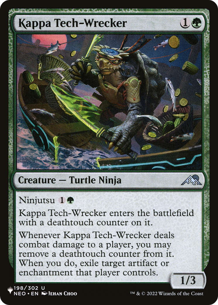 Kappa Tech-Wrecker (LIST-NEO-198) [Mystery Booster] The List MTG Single Wizards of the Coast