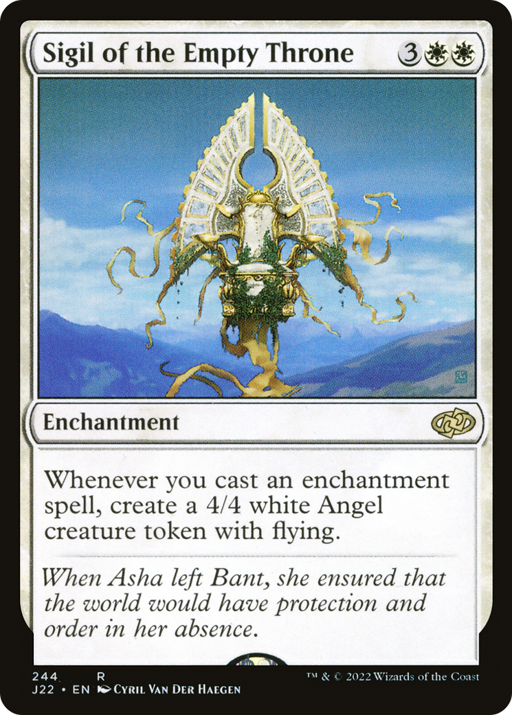 Sigil of the Empty Throne (J22-244) [Jumpstart 2022] MTG Single Wizards of the Coast