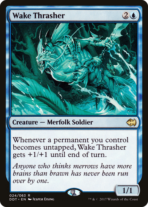 Wake Thrasher (DDT-024) [Misc] Duel Decks: Merfolk vs. Goblins MTG Single Wizards of the Coast