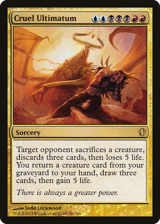 Cruel Ultimatum (C13-182) [Commander 2013] MTG Single Wizards of the Coast