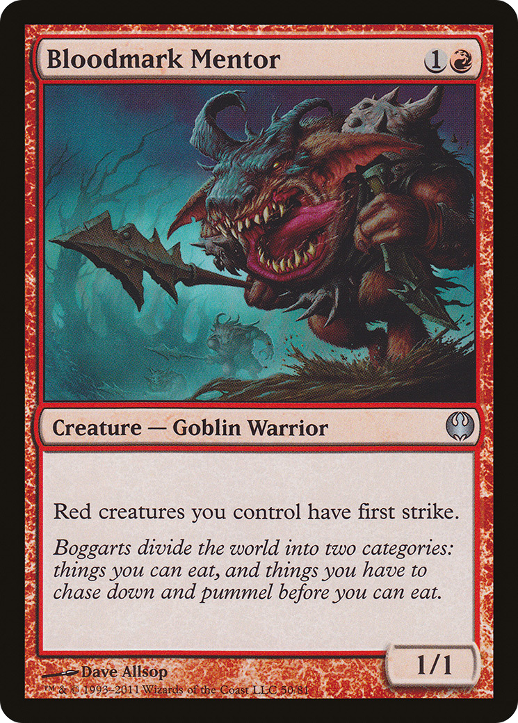 Bloodmark Mentor (DDG-050) [Misc] Duel Decks: Knights vs. Dragons MTG Single Wizards of the Coast