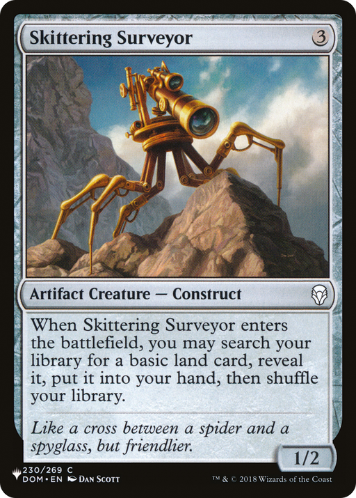 Skittering Surveyor (LIST-DOM-230) [Mystery Booster] The List MTG Single Wizards of the Coast