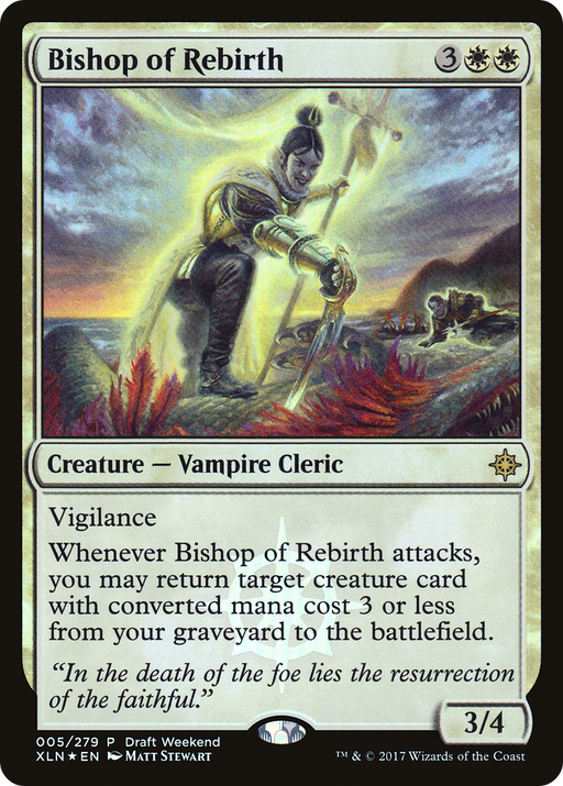 Bishop of Rebirth (LARP-005) [Ixalan Promos] Foil MTG Single Wizards of the Coast