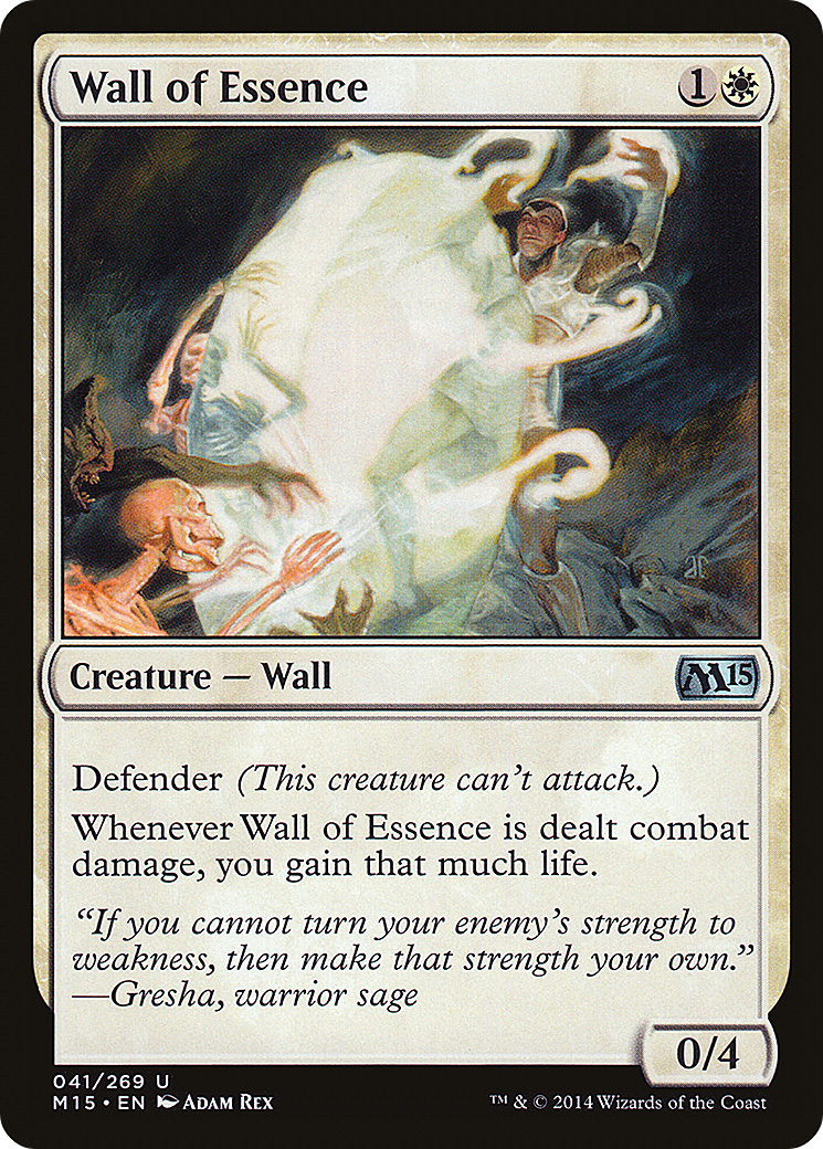 Wall of Essence (M15-041) [Magic 2015] Foil MTG Single Wizards of the Coast