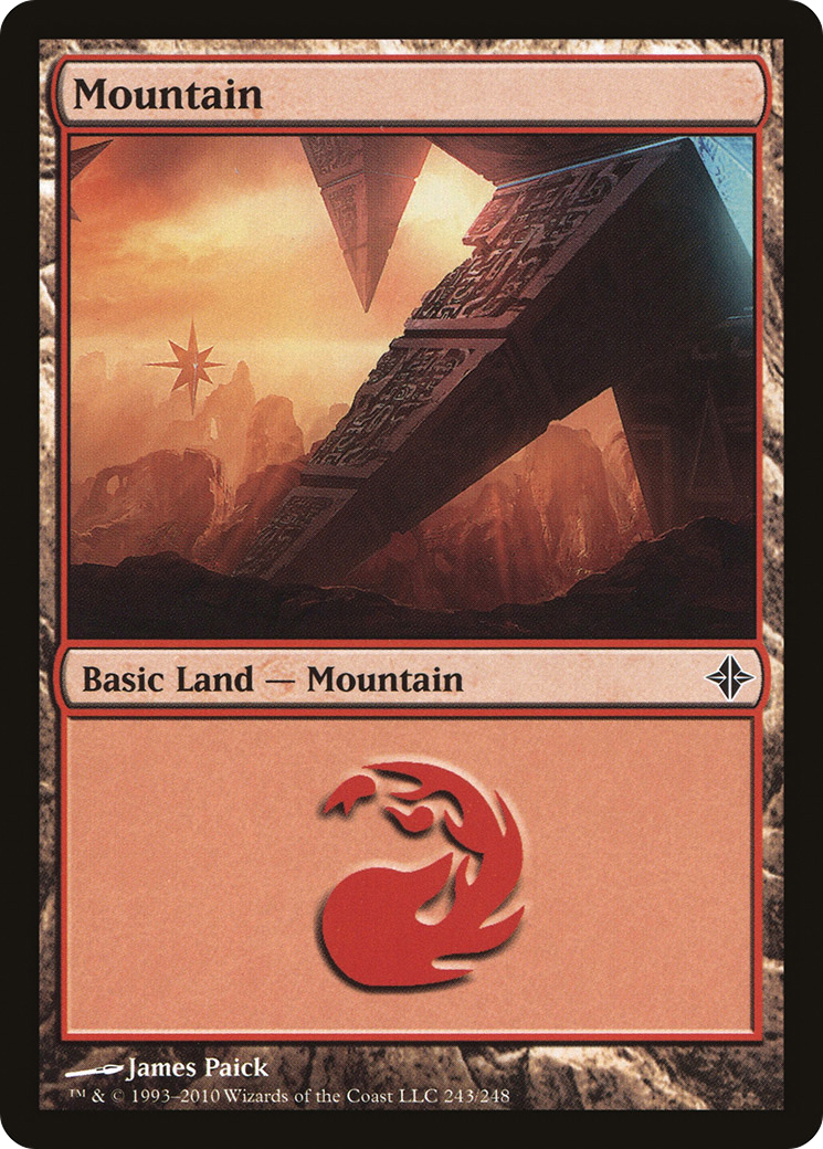 Mountain (ROE-243) [Rise of the Eldrazi] Foil MTG Single Wizards of the Coast