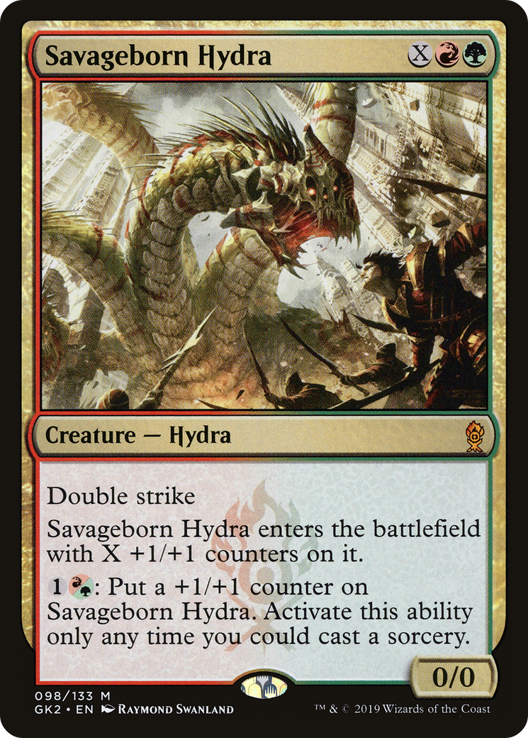 Savageborn Hydra (GK2-098) [Misc] RNA Guild Kit MTG Single Wizards of the Coast