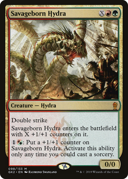 Savageborn Hydra (GK2-098) [Misc] RNA Guild Kit MTG Single Wizards of the Coast