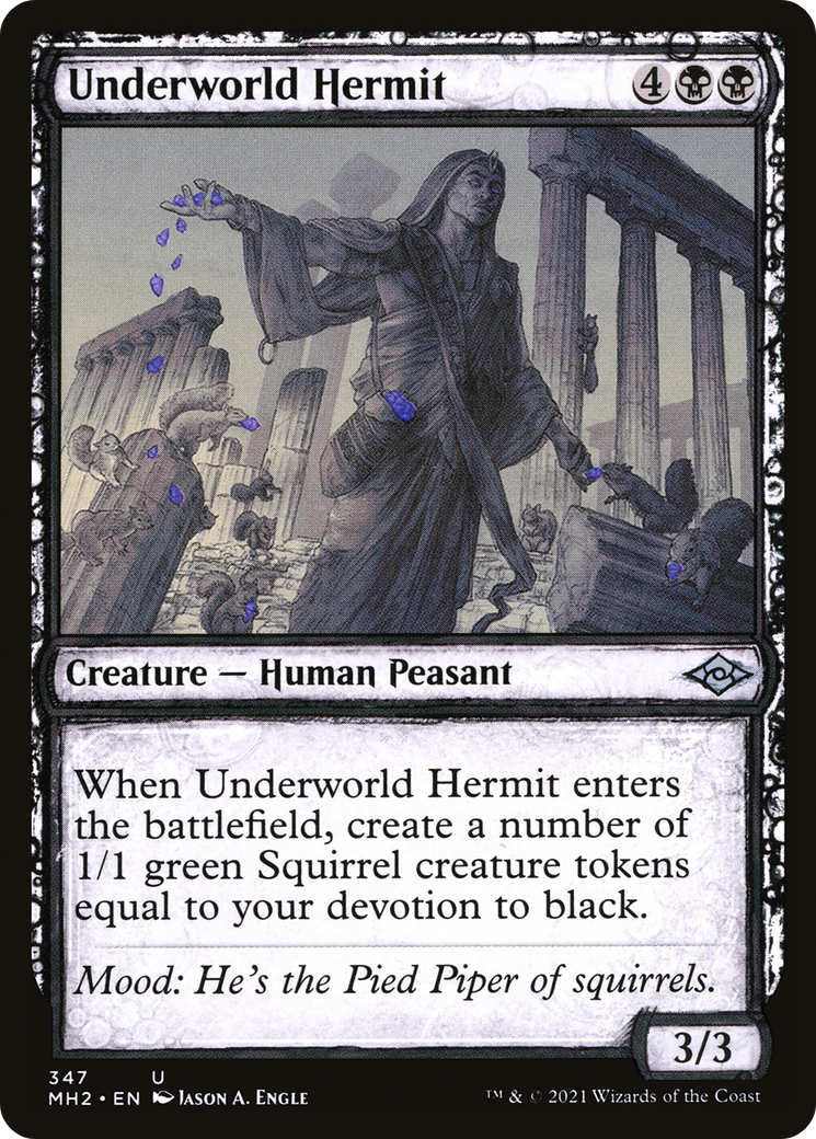 Underworld Hermit (MH2-347) [Modern Horizons 2] (Showcase) MTG Single Modern Horizons 2