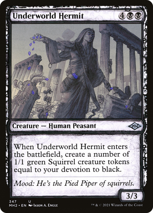 Underworld Hermit (MH2-347) [Modern Horizons 2] (Showcase) Foil MTG Single Modern Horizons 2