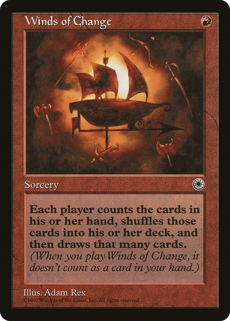 Winds of Change (POR-156) [Misc] Portal MTG Single Wizards of the Coast