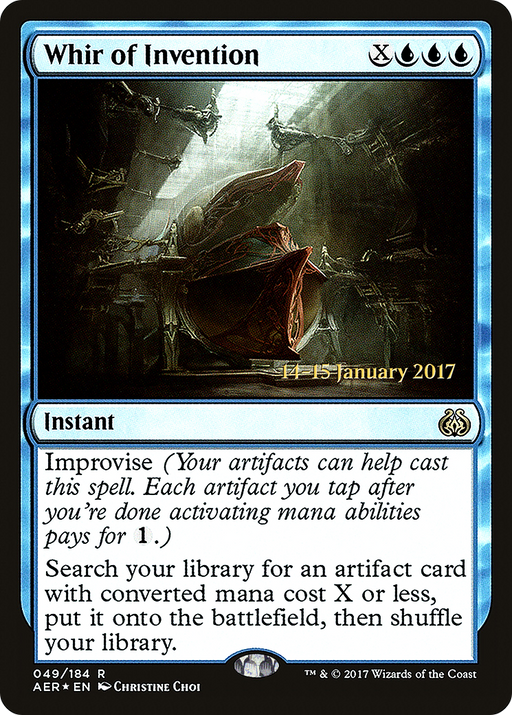 Whir of Invention (PRE-049) [Aether Revolt Promos] Foil MTG Single Wizards of the Coast