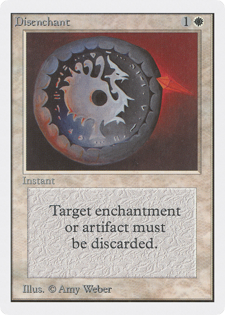Disenchant (2ED-019) [Oldschool] Unlimited Edition MTG Single Wizards of the Coast