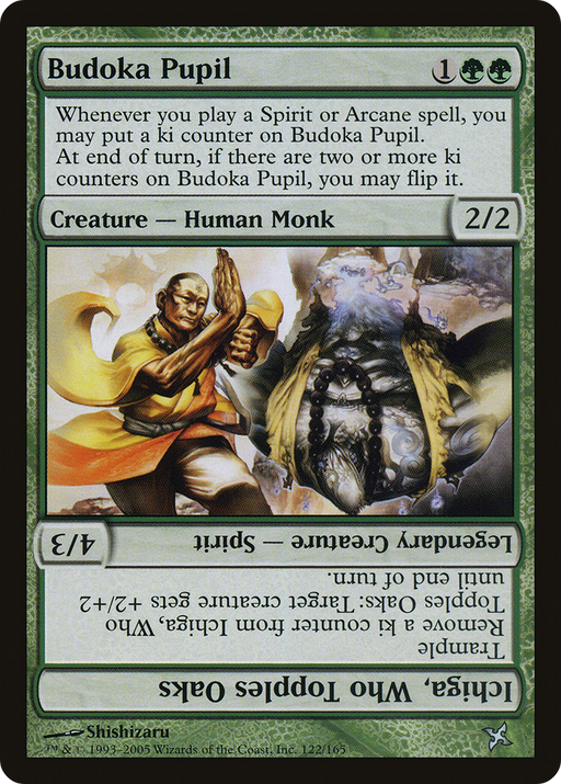Budoka Pupil // Ichiga, Who Topples Oaks (BOK-122) [Betrayers of Kamigawa] MTG Single Wizards of the Coast