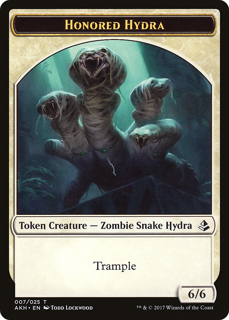 Honored Hydra (AKH-007) [Tokens] Amonkhet Tokens Foil MTG Single Wizards of the Coast