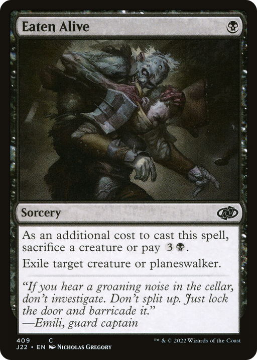 Eaten Alive (J22-409) [Jumpstart 2022] MTG Single Wizards of the Coast