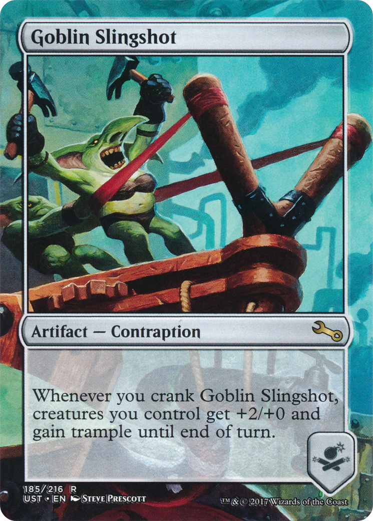 Goblin Slingshot (UST-185) [Unstable] (Borderless) MTG Single Wizards of the Coast