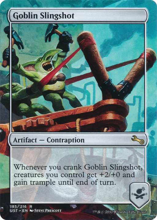 Goblin Slingshot (UST-185) [Unstable] (Borderless) MTG Single Wizards of the Coast