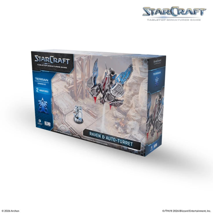 [PREORDER] StarCraft: Tabletop Miniatures Game - Terran Raven & Auto-Turret StarCraft: Tabletop Miniatures Game Archon Studio