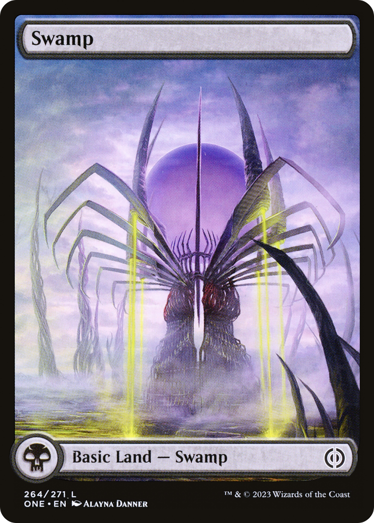 Swamp (ONE-264) [Phyrexia: All Will Be One] MTG Single Wizards of the Coast