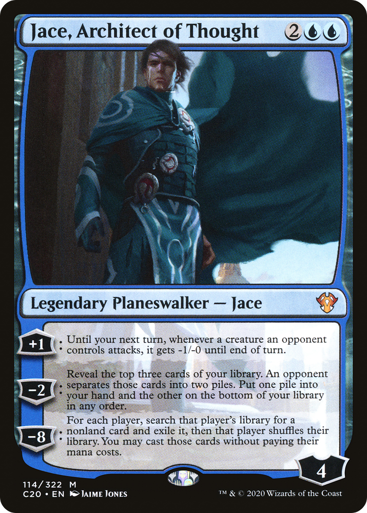 Jace, Architect of Thought (C20-114) [Commander 2020] MTG Single Wizards of the Coast