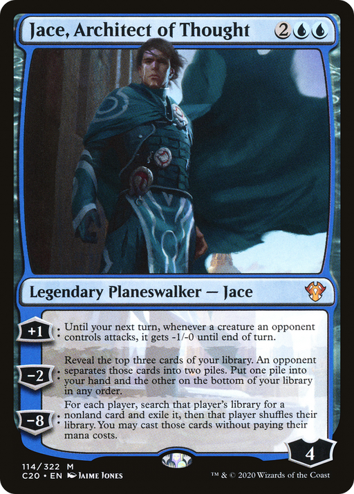 Jace, Architect of Thought (C20-114) [Commander 2020] MTG Single Wizards of the Coast
