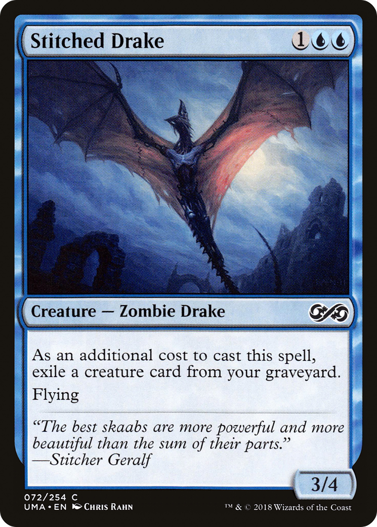 Stitched Drake (UMA-072) [Ultimate Masters] Foil MTG Single Wizards of the Coast