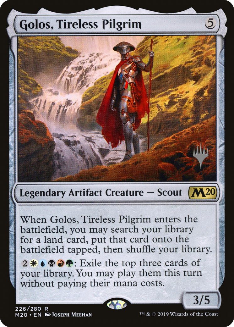Golos, Tireless Pilgrim (PPM20-226P) [Core Set 2020 Promos] Foil MTG Single Wizards of the Coast
